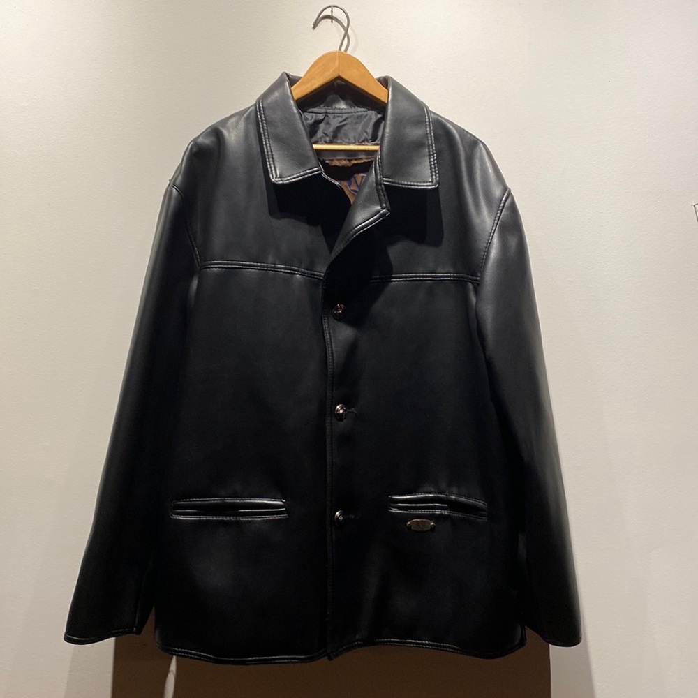 Vegan leather jacket
